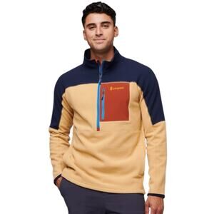COTOPAXI ABRAZO Mens Half Zip Pullover Fleece Small Maritime & Birch